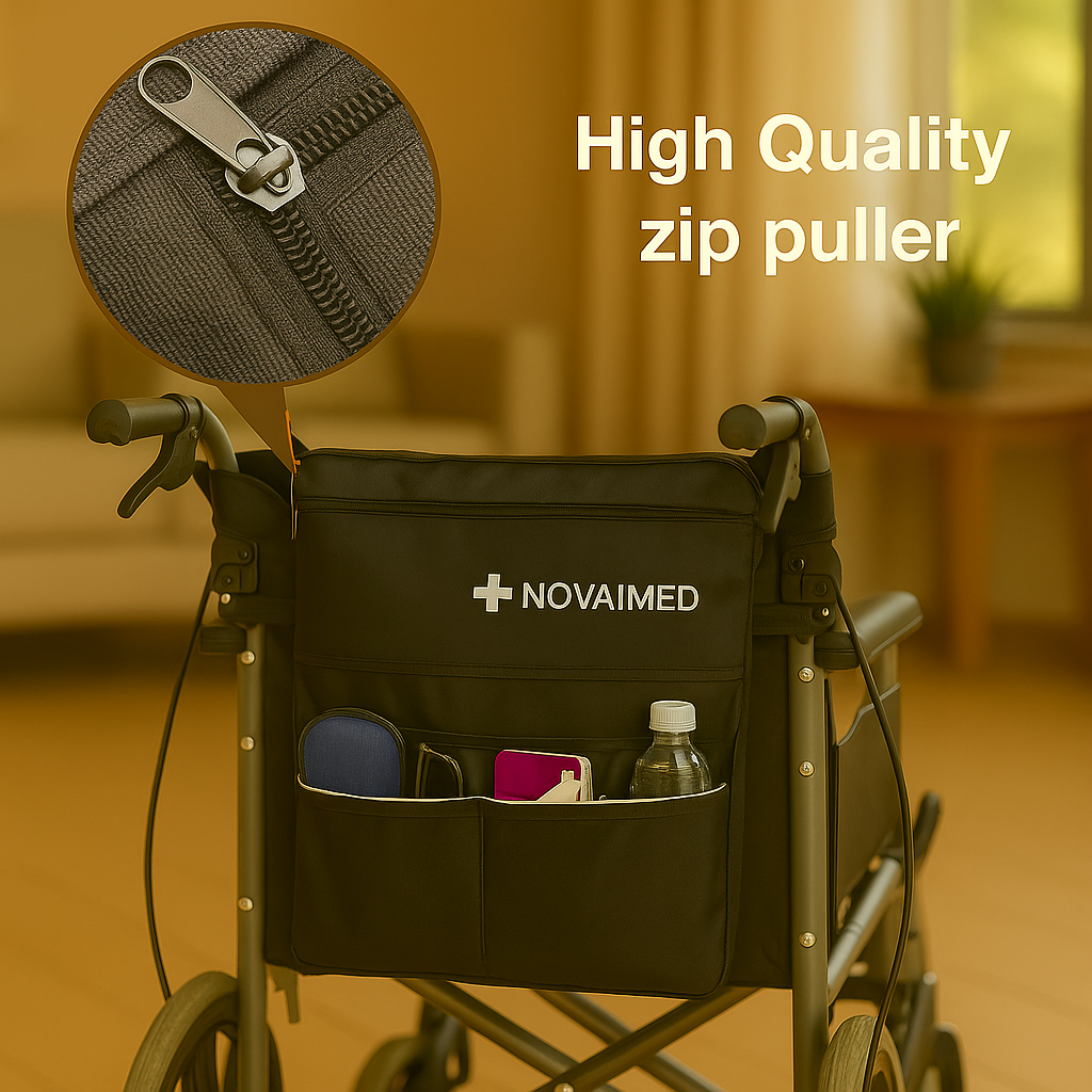 NOVAIMED Wheelchair Backrest Storage Backpack – Durable, Practical & Stylish